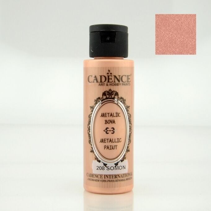 METALİK SEDEFLİ BOYA 208 SOMON 70ML