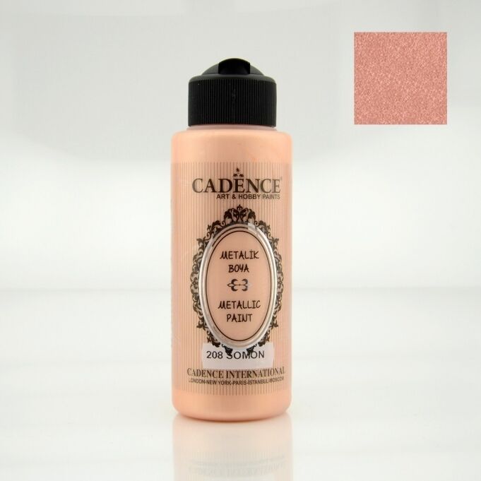 METALİK SEDEFLİ BOYA 208 SOMON 120ML