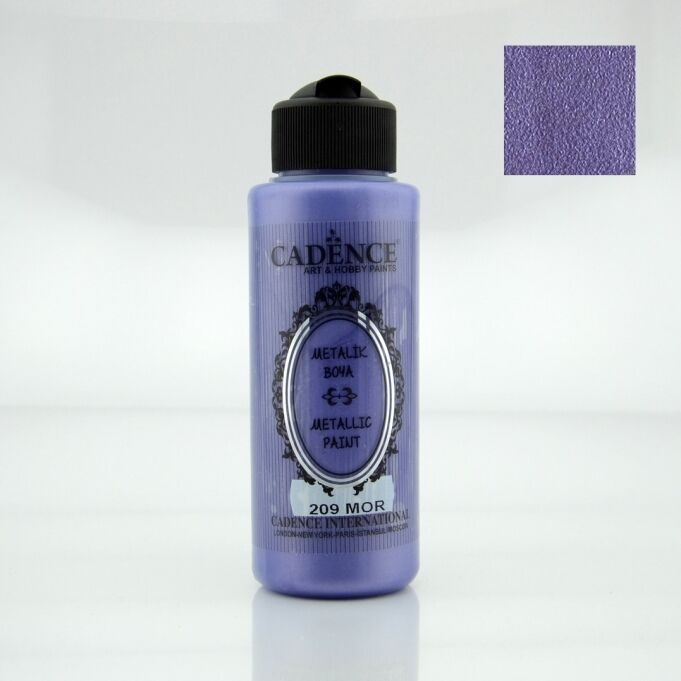 209 Mor 120ML Metalik Boya