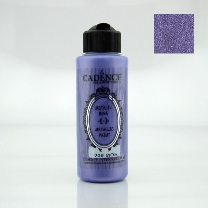 209 Mor 120ML Metalik Boya