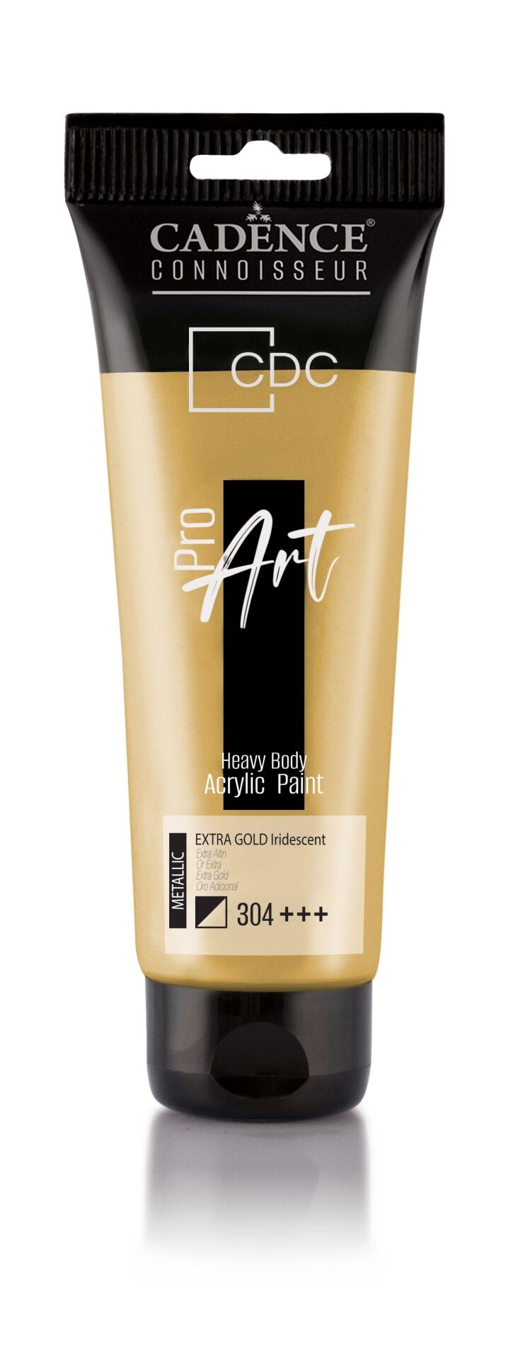 PROART HEAVY BODY METALİK AKRİLİK BOYA PRM-304 EXTRA ALTIN  120ML
