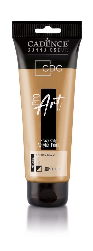 PROART HEAVY BODY METALİK  AKRİLİK BOYA PRM-306  C ALTIN 120ML