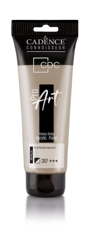 PROART HEAVY BODY METALİK AKRİLİK BOYA PRM-307 PLATIN 120ML
