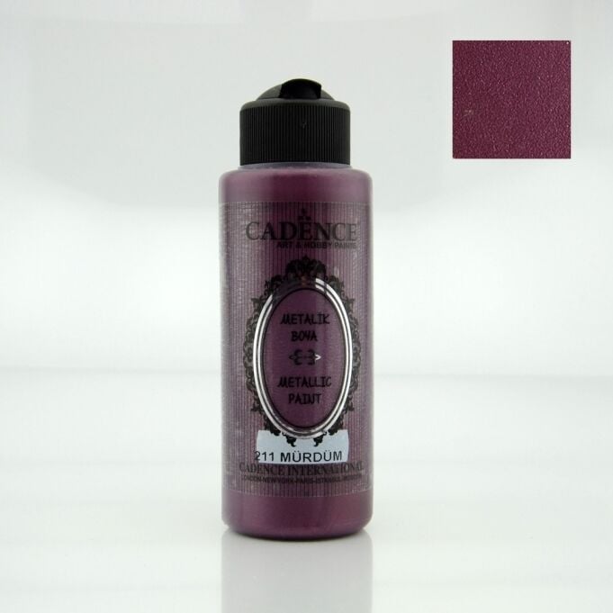 211 Mürdüm 120ML Metalik Boya