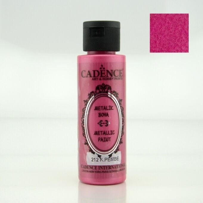 212 Koyu Pembe 70ML Metalik Boya