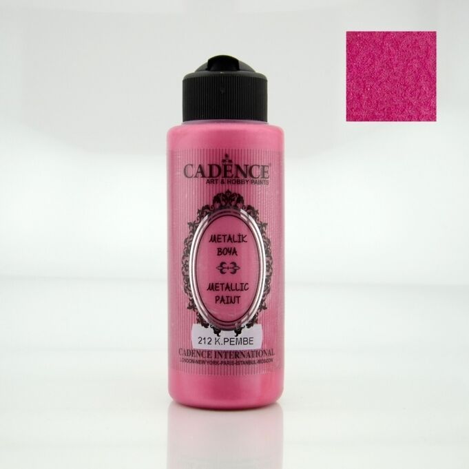 212 Koyu Pembe 120ML Metalik Boya