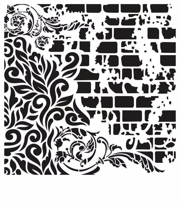 GRUNGE STENCIL GCS-5 45X45