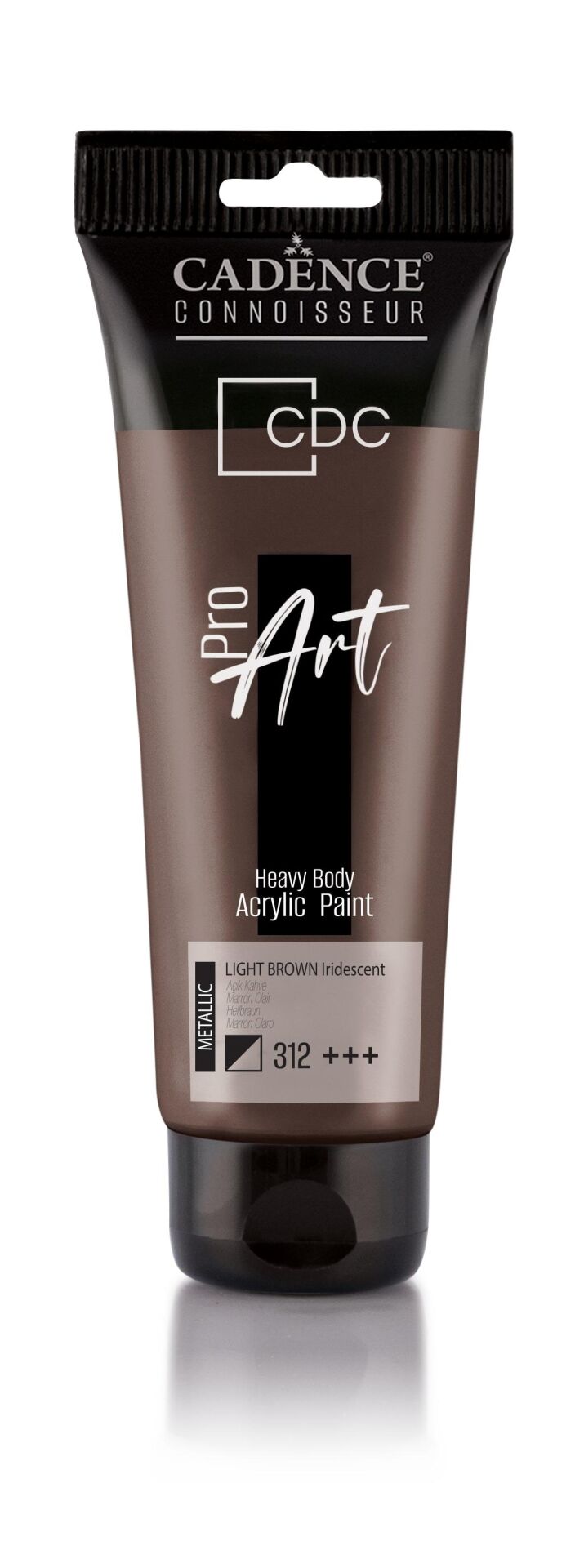 PROART HEAVY BODY METALİK  AKRİLİK BOYA PRM-312 AÇIK KAHVE 120ML