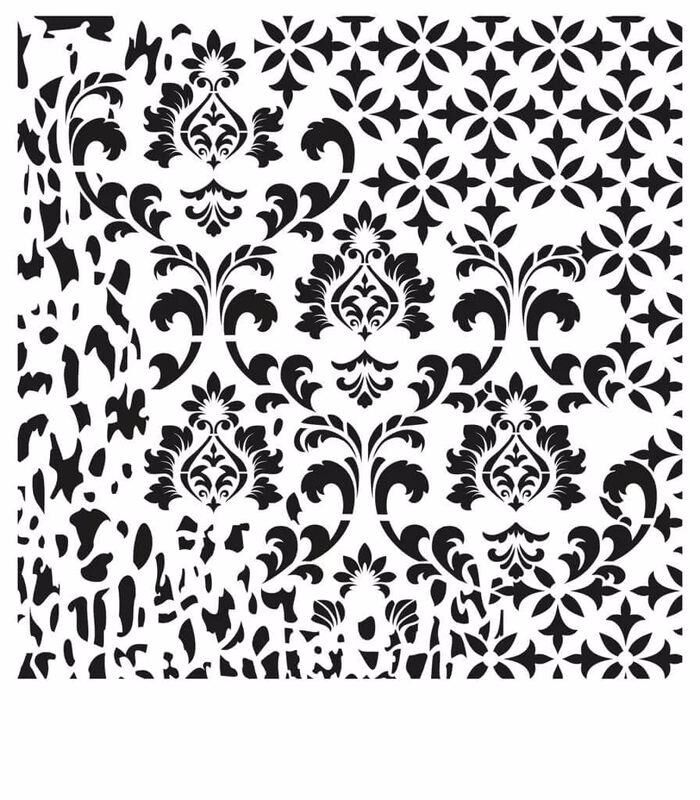 GRUNGE STENCIL GCS-8 45X45