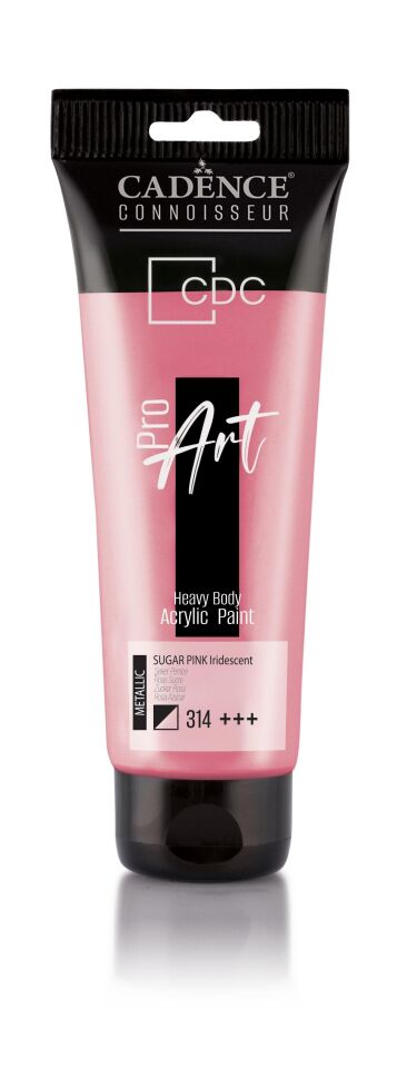 PROART HEAVY BODY METALİK  AKRİLİK BOYA PRM-314 ŞEKER PEMBE 120ML