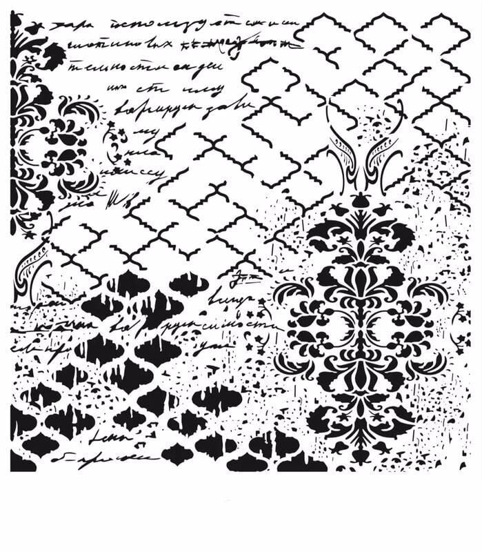 GRUNGE STENCIL GCS-12 45X45