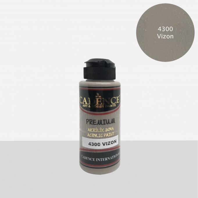 PREMIUM AKRİLİK BOYA 4300 VİZON 120ML