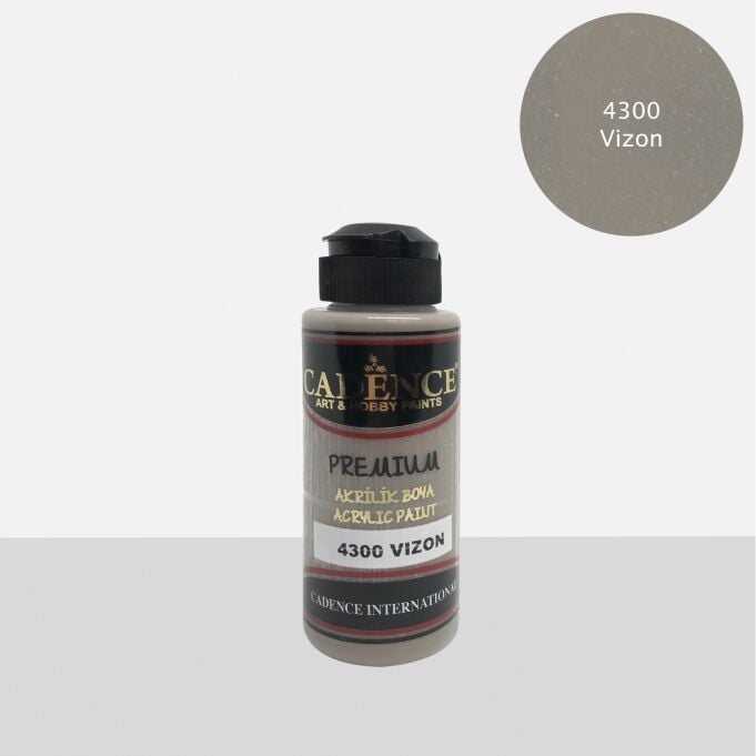 PREMIUM AKRİLİK BOYA 4300 VİZON 120ML