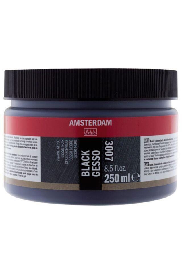 AMSTERDAM GESSO SİYAH 002 250ML